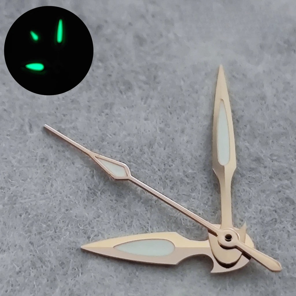 Green Luminous NH35 Watch Hands Pointers For NH34 NH35 NH36 4R 7S Movement