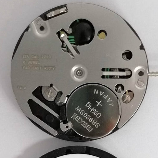 Swiss Made ISA2320 quartz watch part with 3 hands and single calendar for watch accessories.