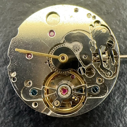 Chinese Silver Lady watch accessory featuring automatic mechanical movement, 3 hands, and bare balance wheel at 6 o'clock.