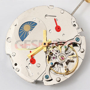 Asian Dandong Silver Date@3 Week@9 Moon Phase@9 Automatic Mechanical Movement