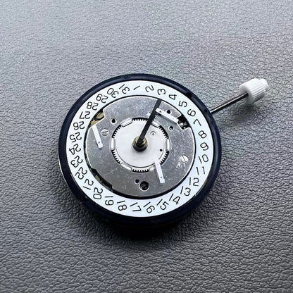 Swiss ISA 8174 quartz movement with 6 hands, golden plated for watch accessories.