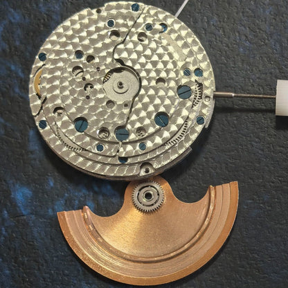China Made Silver Shanghai S-05A Automatisches mechanisches Uhrwerk Roségoldrotor