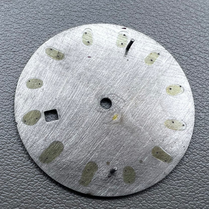 32.8mm blue luminous watch dial for 2813 Miyota 8200 8215 movement, ideal for precise timepieces.