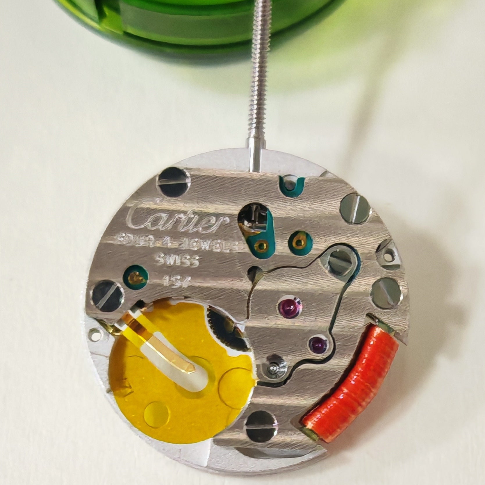 Cartier CTR-157 Swiss Made quartz watch accessory featuring precise movement and elegant design.