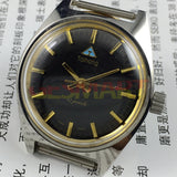 32mm Chinese Taihang Manual Mechanical Watch 17 Jews Black Dial Golden Nail