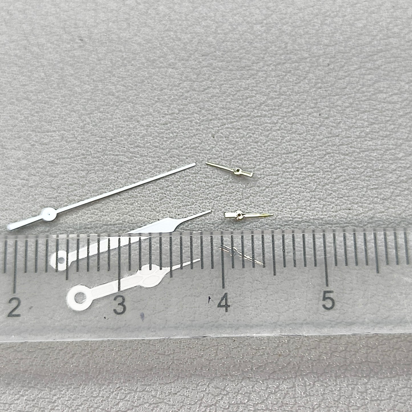 2 Sets/Pack White Trim Green Lume 6Pins Watch Hands for Miyota OS20 0S20