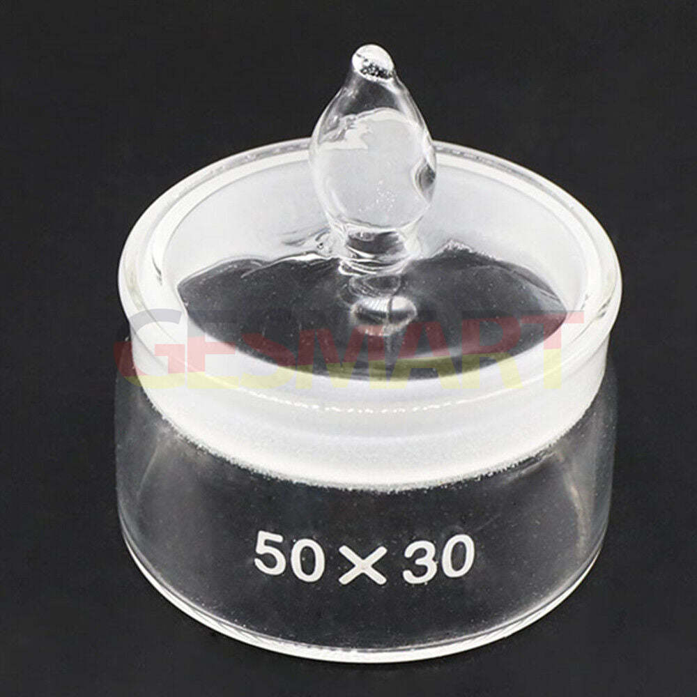 50x30mm glass alcohol cup, ideal for precise watch repair cleaning tasks.