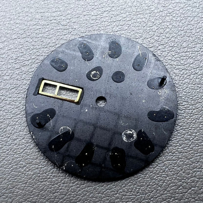 28.5mm Black No Lume Golden Nail Datejust Modified Watch Dial for 2305 Movement