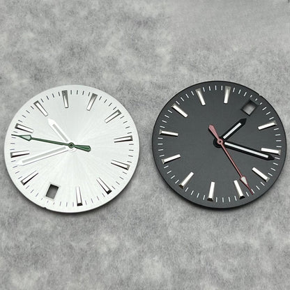 28.5mm Dial Watch Modified Green Luminous Dial For NH35 NH36 4R 7S Movement