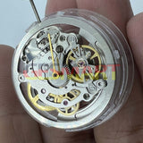 China Made Shanghai Silver Hollow Multifunctional Automatic Mechanical Movement