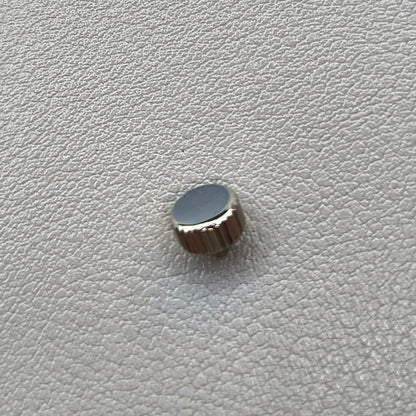 3 PIECES Stainless Steel Flat Crown for Seagull ST3600/ST3620 (Handle 1.2mm)