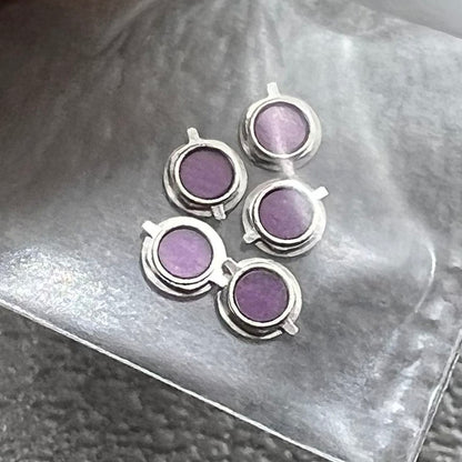 5 PIECES Plate Cap Jewel Generic Fit for 8200 Movement #1019-3025