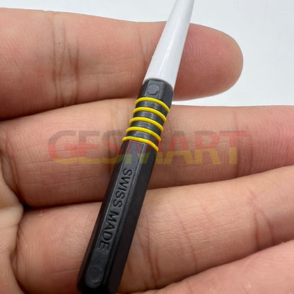 Bergeon 7013-J yellow metal dip oiler for precise watch grease application and maintenance.