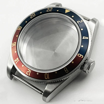 39MM Bezel Domed Sapphire Crystal Case for NH34 NH35 NH36 NH38 ETA 2824 PT5000