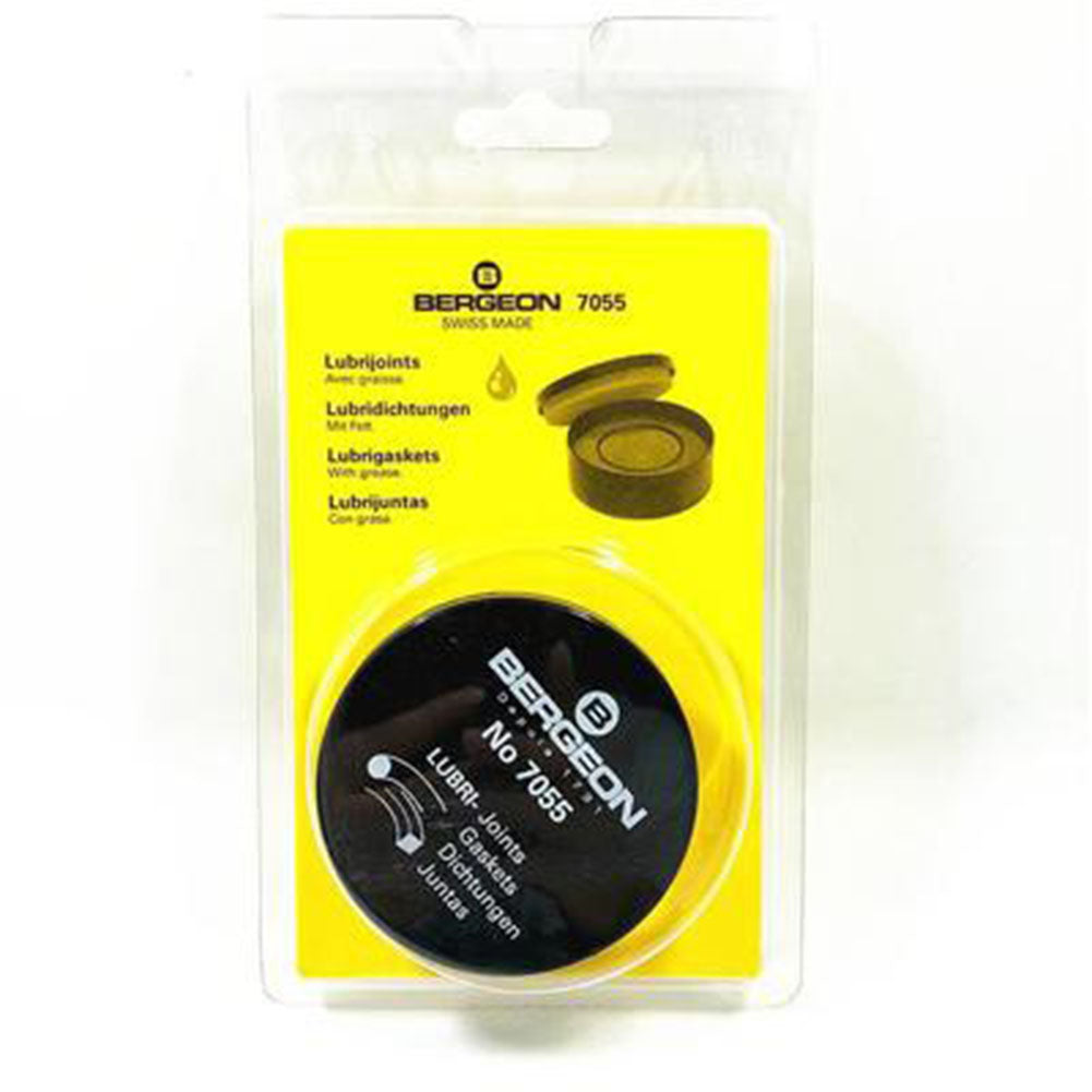 Bergeon 7055 Silicon Greaser tube for watch seal lubrication, improving gasket durability and performance.