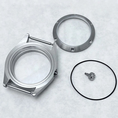 38mm Brushed Watch Case S Crown Suitable Fit NH35 NH36 Modified