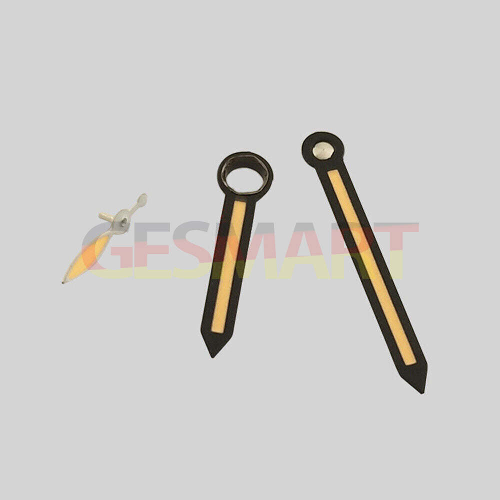 Vintage classic black trim watch hands for ST3600 and ST3620 ETA6497/6498 movement, precision upgrade.