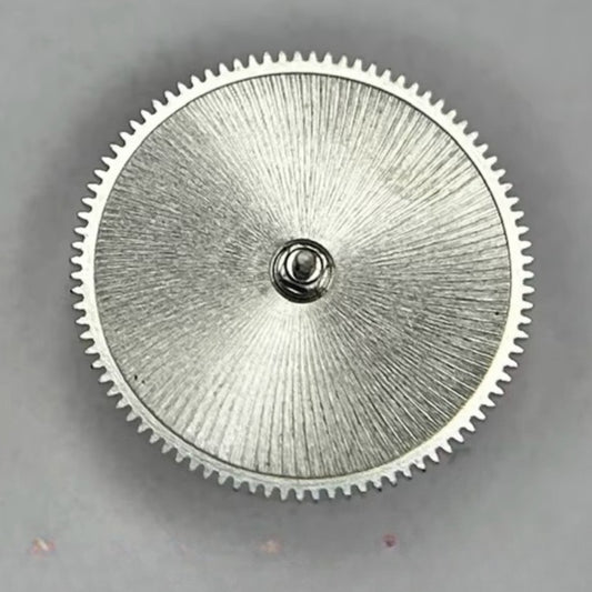 Complete barrel with mainspring for ETA2000 Omega 2520 movement, precision watch part.