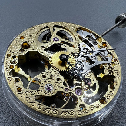 Golden Seagull ST3600 Mechanical Hollow Movement for ETA 6497 Second@9