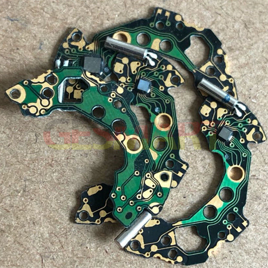 Circuit board for Miyota FS00/FS10/FS20 quartz watch movement, compatible replacement part.