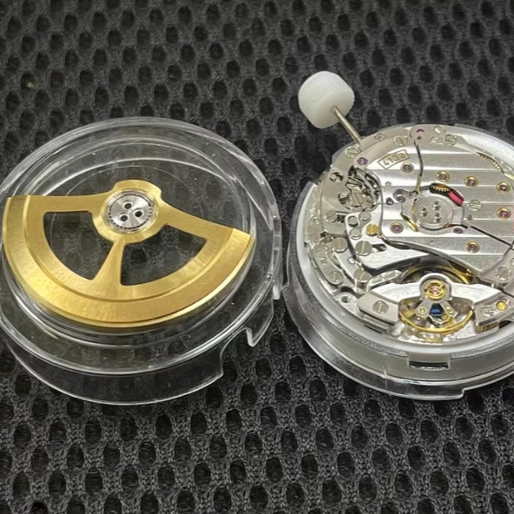 Shanghai 4132 mechanical watch part with SL6202 movement, precision gear component for China-made watches.