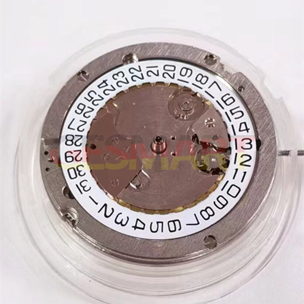 Seagull ST2551 automatic mechanical watch movement with 3 hands and date at 3 o'clock.