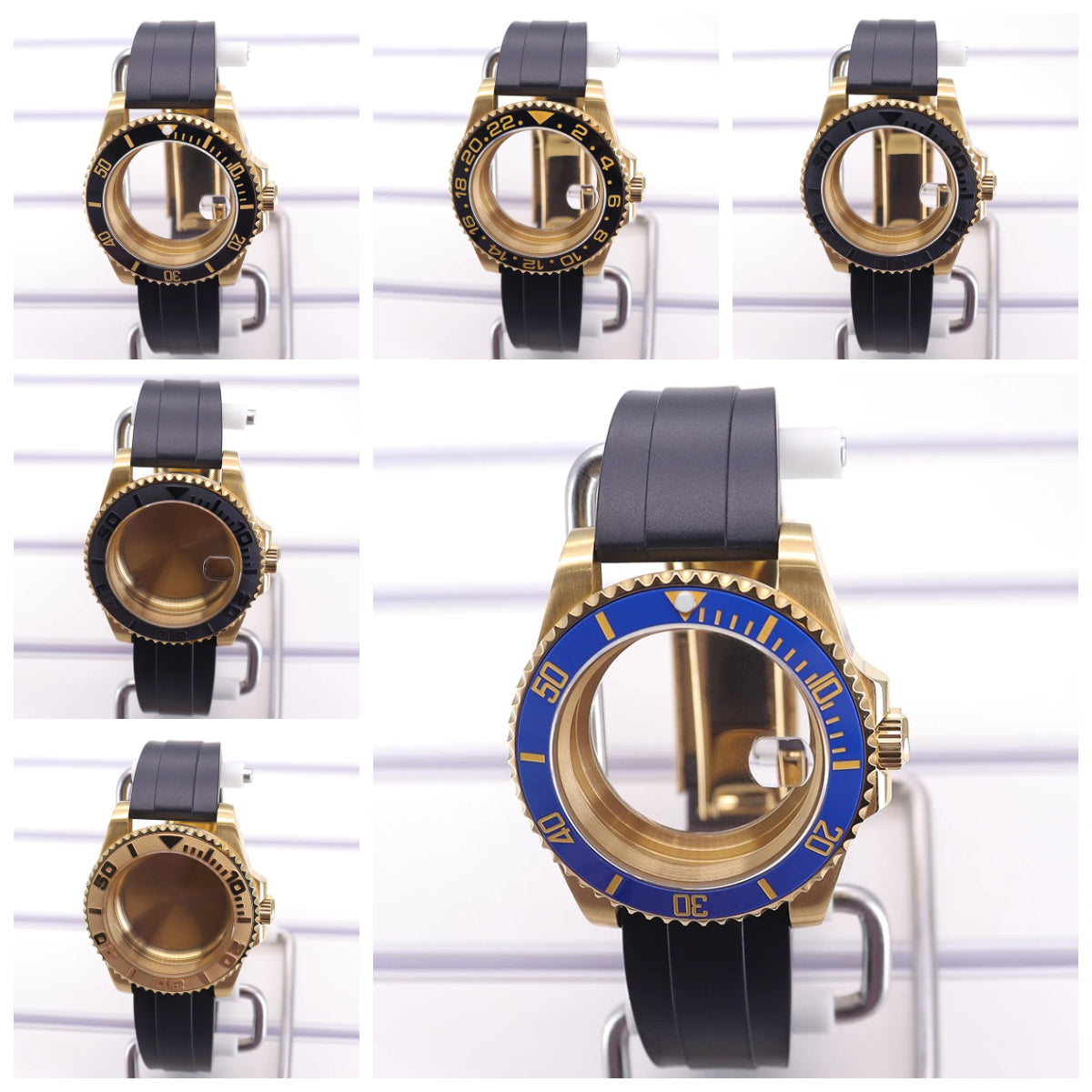 40mm Watch Case For nh35 nh36 nh34/38 Miyota8215 Eta2824 GMT SUB Case 120clicks