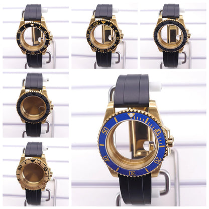 40mm Watch Case For nh35 nh36 nh34/38 Miyota8215 Eta2824 GMT SUB Case 120clicks