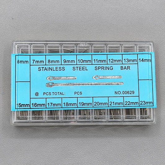 360 Pieces/Box Watch Band Split Pins Stainless Steel With Double Flange Connector