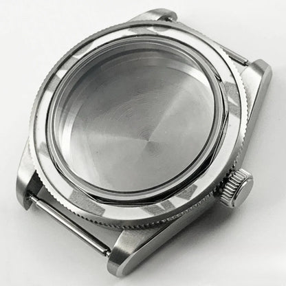 39MM Bezel Domed Sapphire Crystal Case for NH34 NH35 NH36 NH38 ETA 2824 PT5000