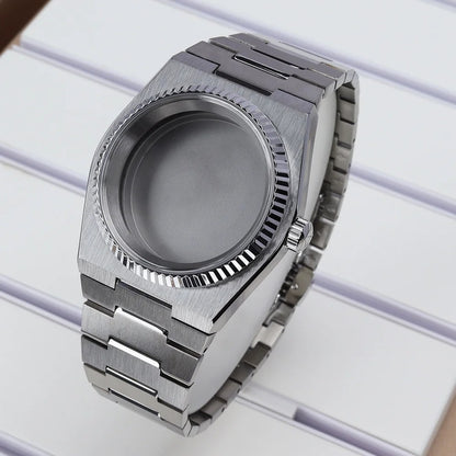 40mm Fluted Bezel Watch Cases For PRX Super Player Mod NH35 NH36 NH38 NH34 4R