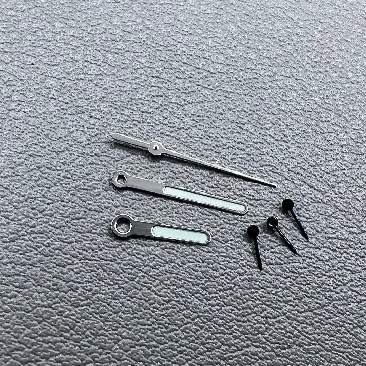 Set of black small second hands with lume for Miyota OS10 OS20 OS60 OS80 watches