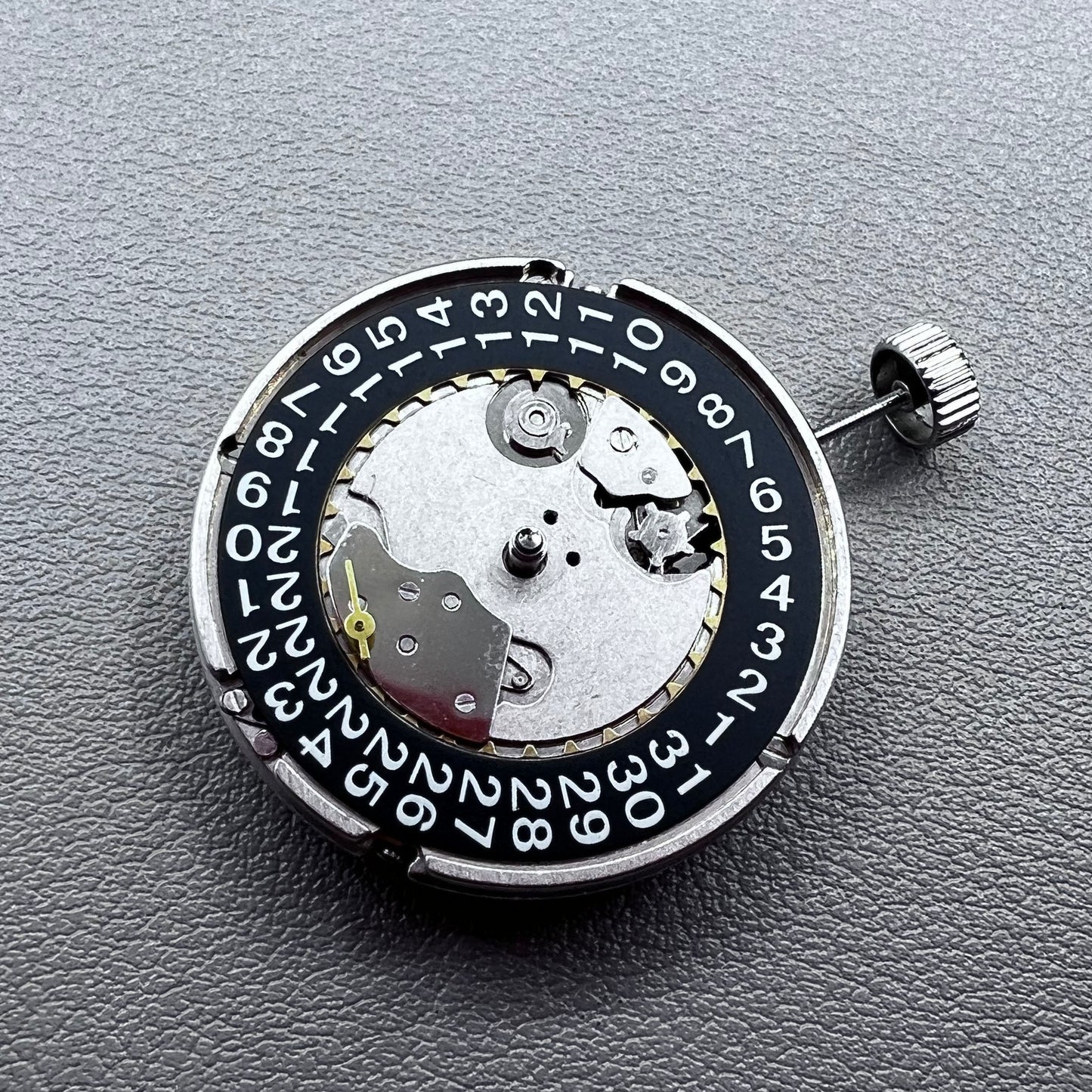 Seagull ST2555 Automatic Watch Movement Second 9H Perlage Finish Black Big Date