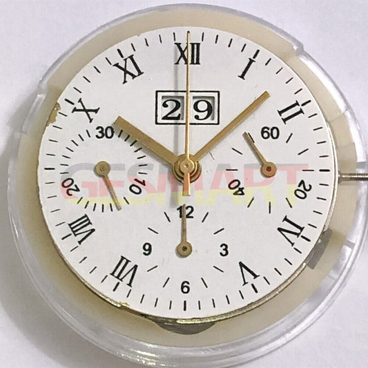 Shanghai 7750 Einzelkalender bei 12 kleinen Sekunden @ 3 Automatisches mechanisches Uhrwerk