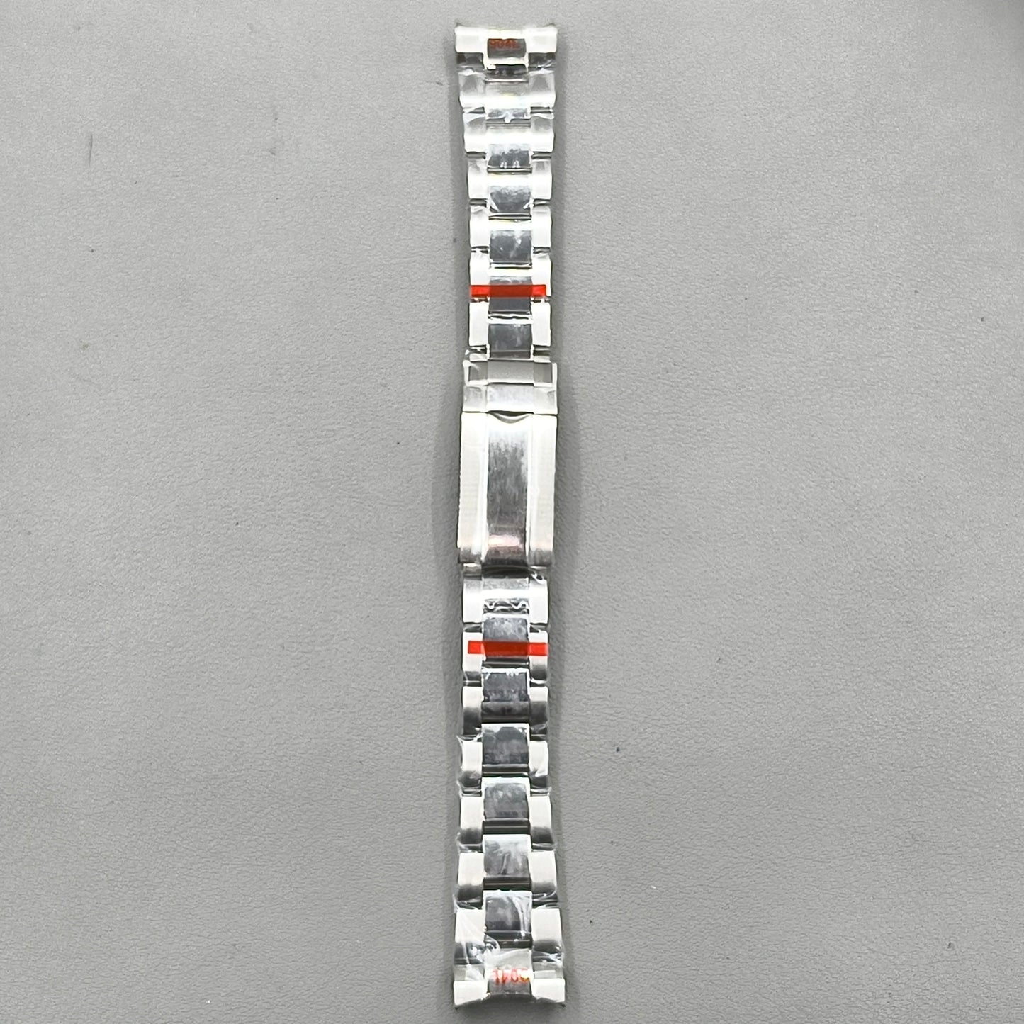 20mm Silver Oyster Stainless Steel Strap for 40mm Daytona VK63 VK64 Watch Case