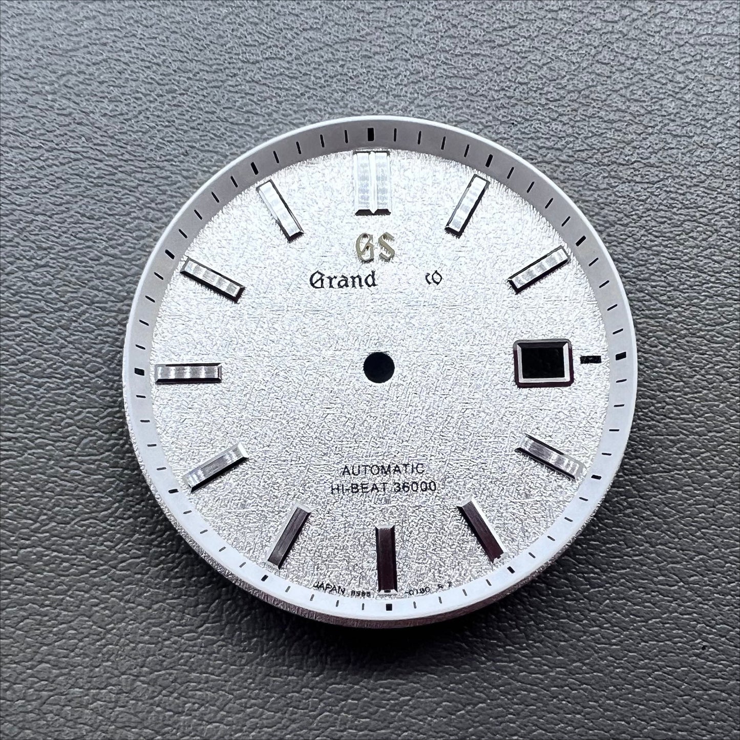 Silver Datejust 33mm Modified NO Lume Watch Dial for NH35 NH36 Movement