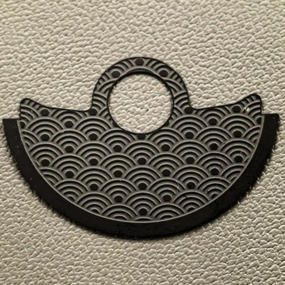 Black Waved Rotor Oscillating Weight Overlay Fit for NH35 NH36 7S26 4R35