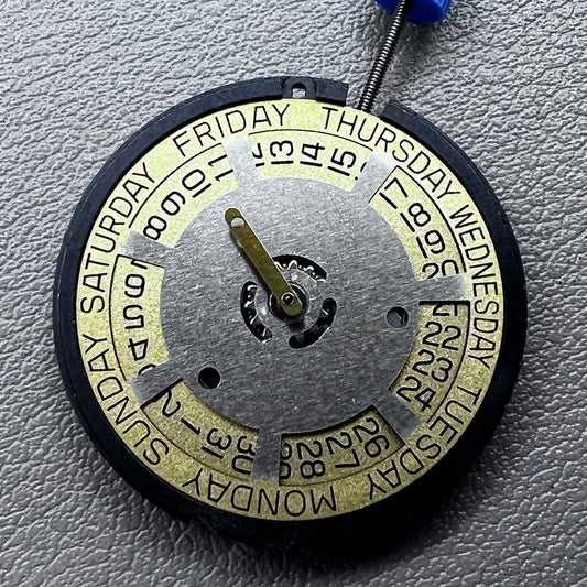 Swiss ETA805.144 Quartz Movement Golden Disk 3 Hands