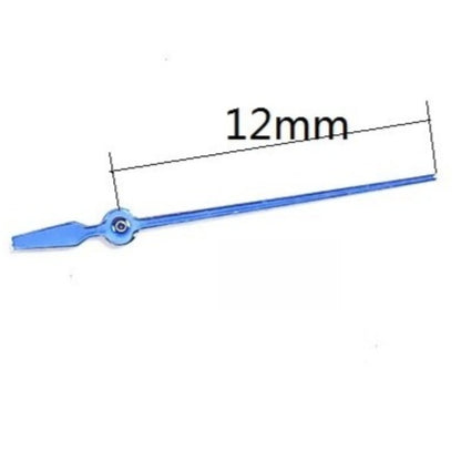Set of 3 blue 12mm second hands for Miyota FS00 FS01 FS10 watch movements.