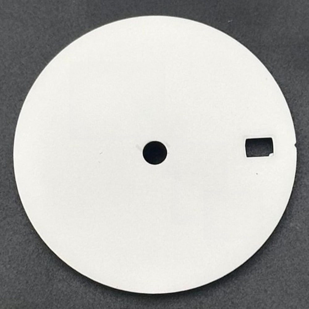 28.5mm Babysbreath Steel+Stone Modified Watch Dial For NH35 NH36 No Calendar