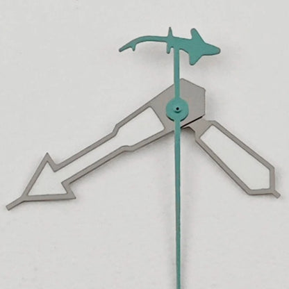 Shark Second Hand Green Lume Watch Hands for NH34 NH35 NH36 NH38 NH39 NH70 NH72