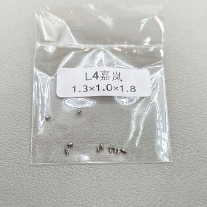 10 PIECES Silver 1.0 Back Cover Case Screws for La Grande Classique De Longines L4