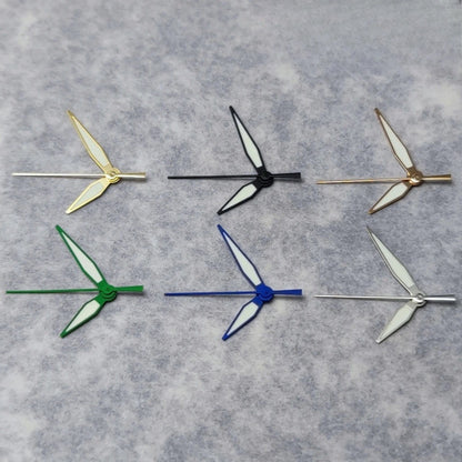 C3 Green luminous Multicolor Watch Hands for NH34 NH35 4R35 NH36 4R36 Movement