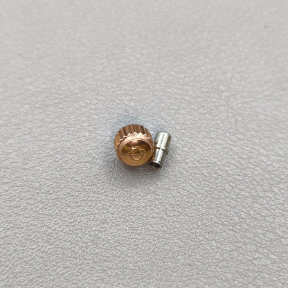 Rose Golden 6.0mm Watch Crown with Tube for OMEGA Seamaster 300 Watch