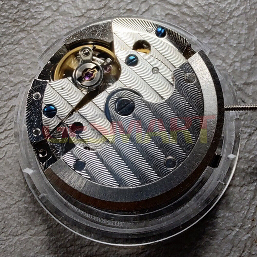 Seagull ST16 automatic watch movement showcasing small seconds at 3, 6, and 9 o'clock positions, precision-engineered.