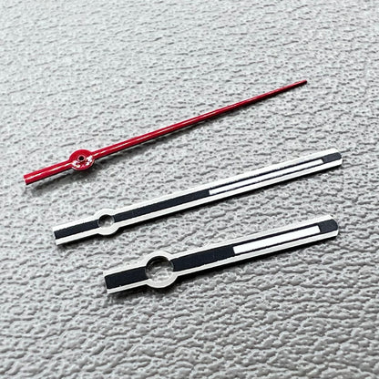 M021 red second hand watch set for ETA2836, 2824, 2892A2 movements.