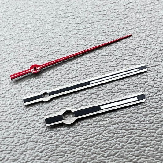 M021 red second hand watch set for ETA2836, 2824, 2892A2 movements.