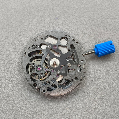 Japan Seiko SII NH72 NH72A  Black Hollow Automatic Movement