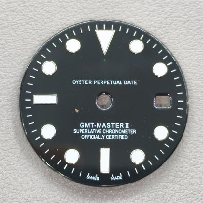 watch dial with R logo
