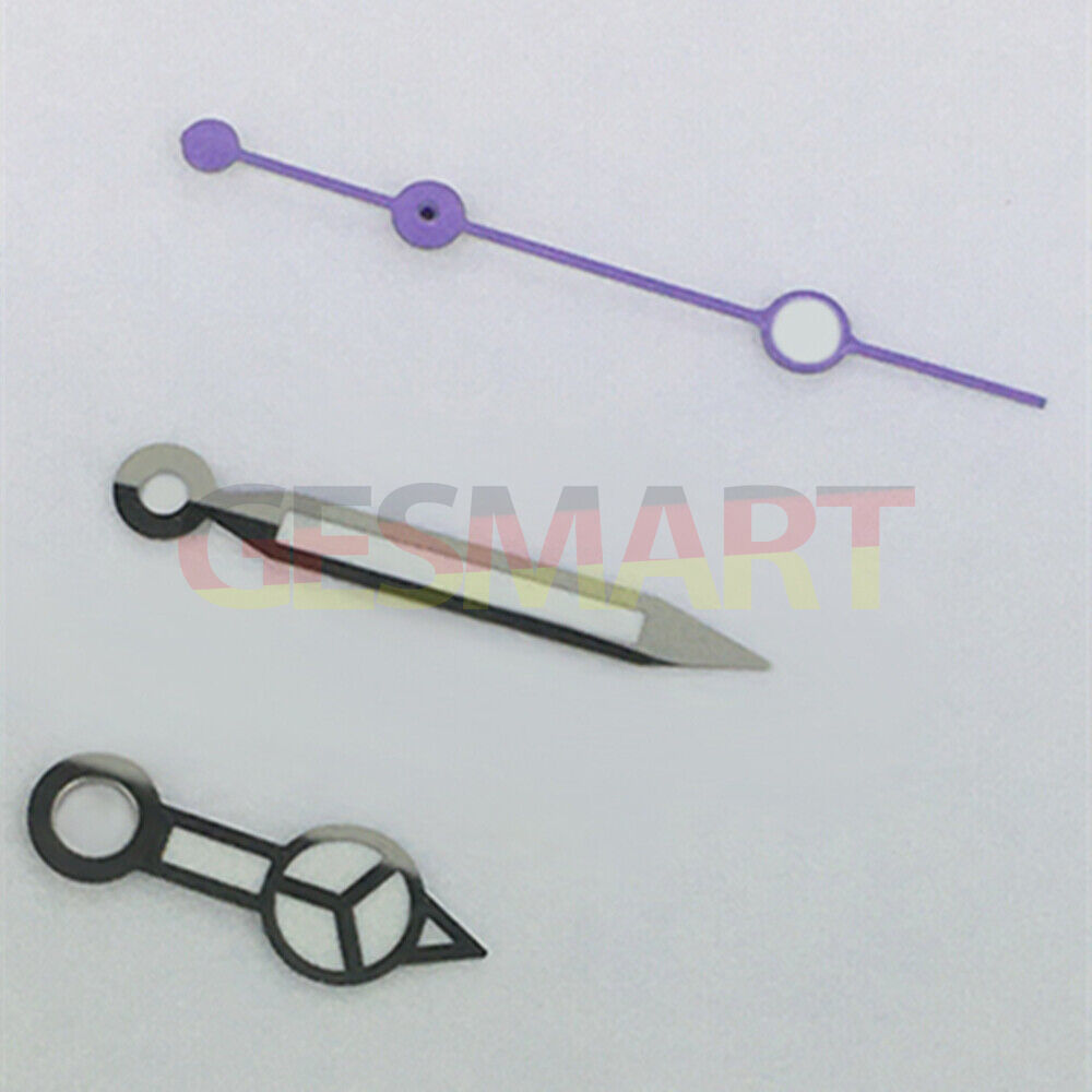 Purple Second Hand Green Luminous Watch Hands for ETA2836/2846/2824 Movement
